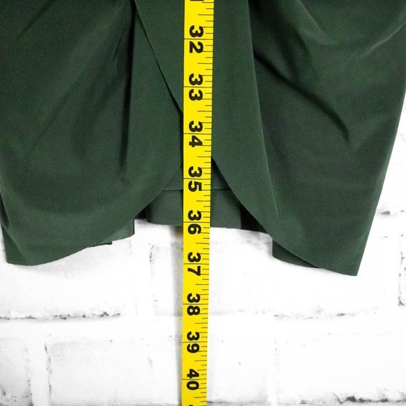 Misa Los Angeles Green Jersey Knit Sleeveless Cocktail Mini Dress Small Party - Picture 4 of 10